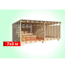 Дровник 7х3